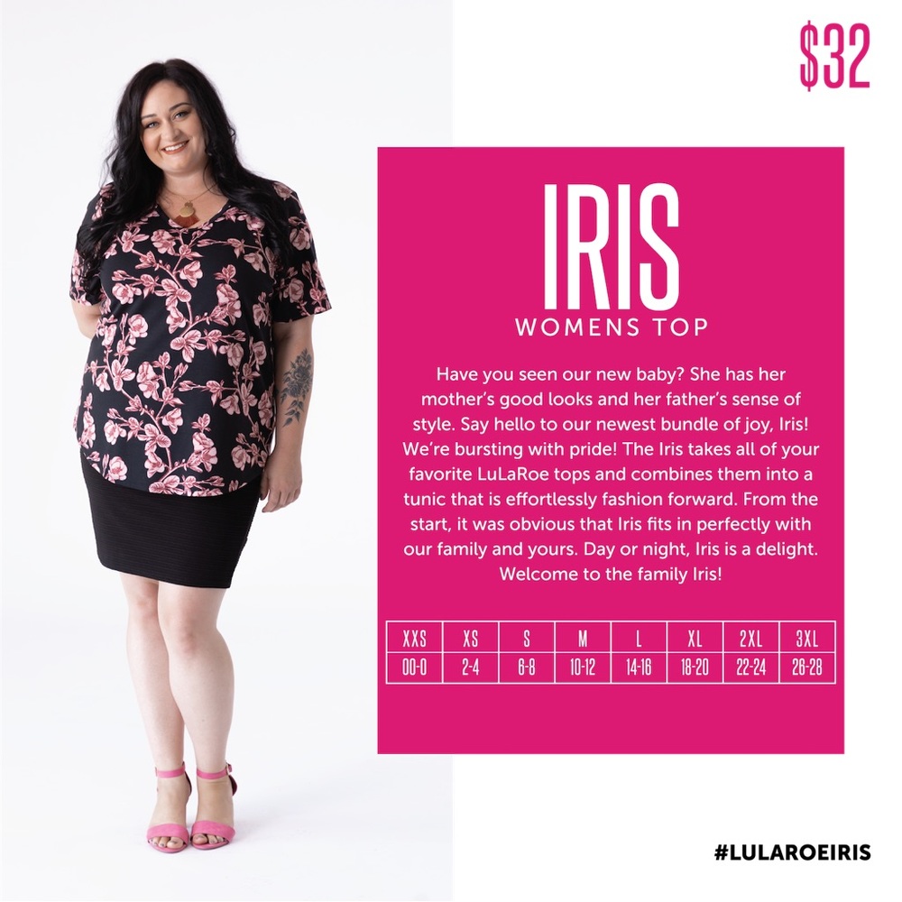 LuLaRoe Iris Shirt - Picture 4 of 4